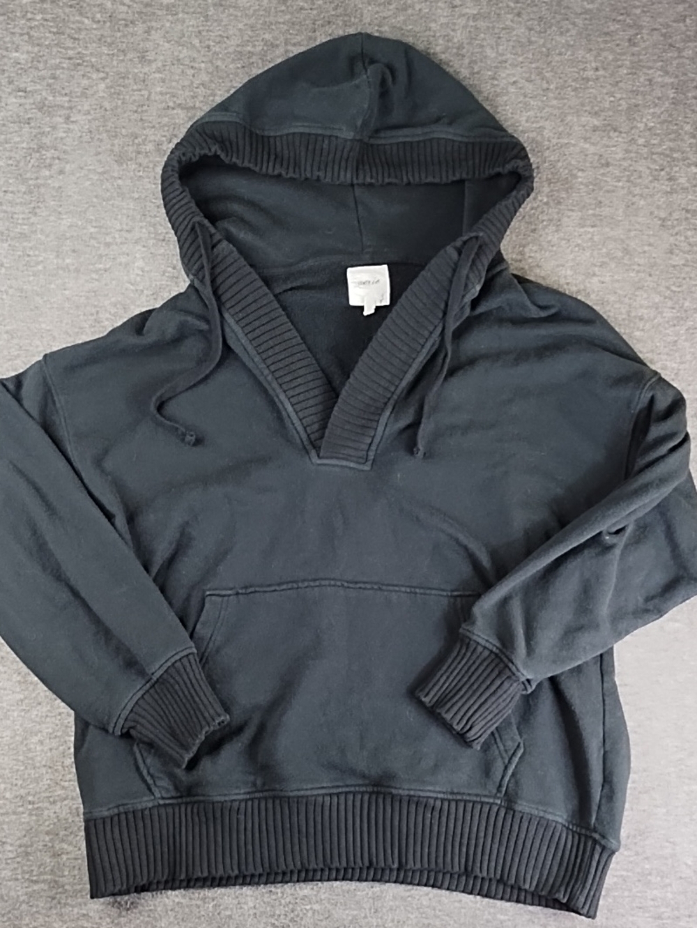 aerie Black  Hooded Sweater